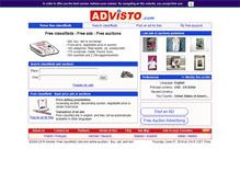 Tablet Screenshot of en.advisto.com